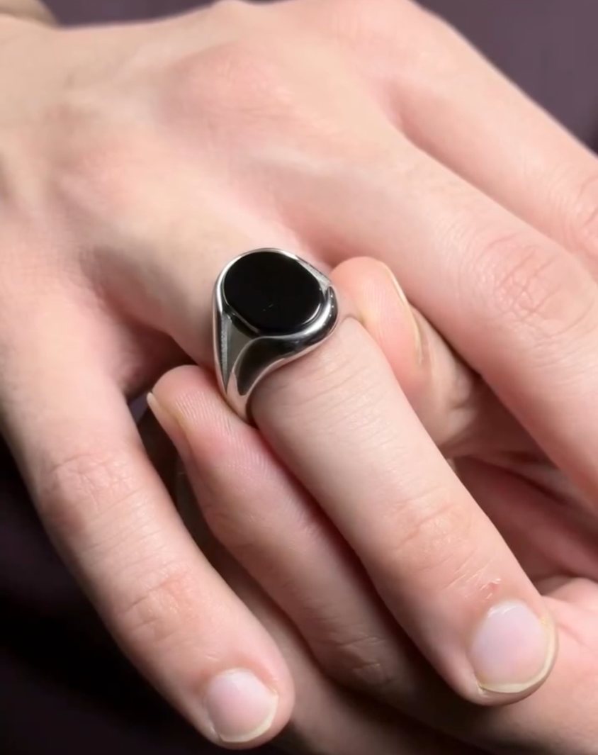 Turkish V style Italian Ring stone model for Boys and Men
