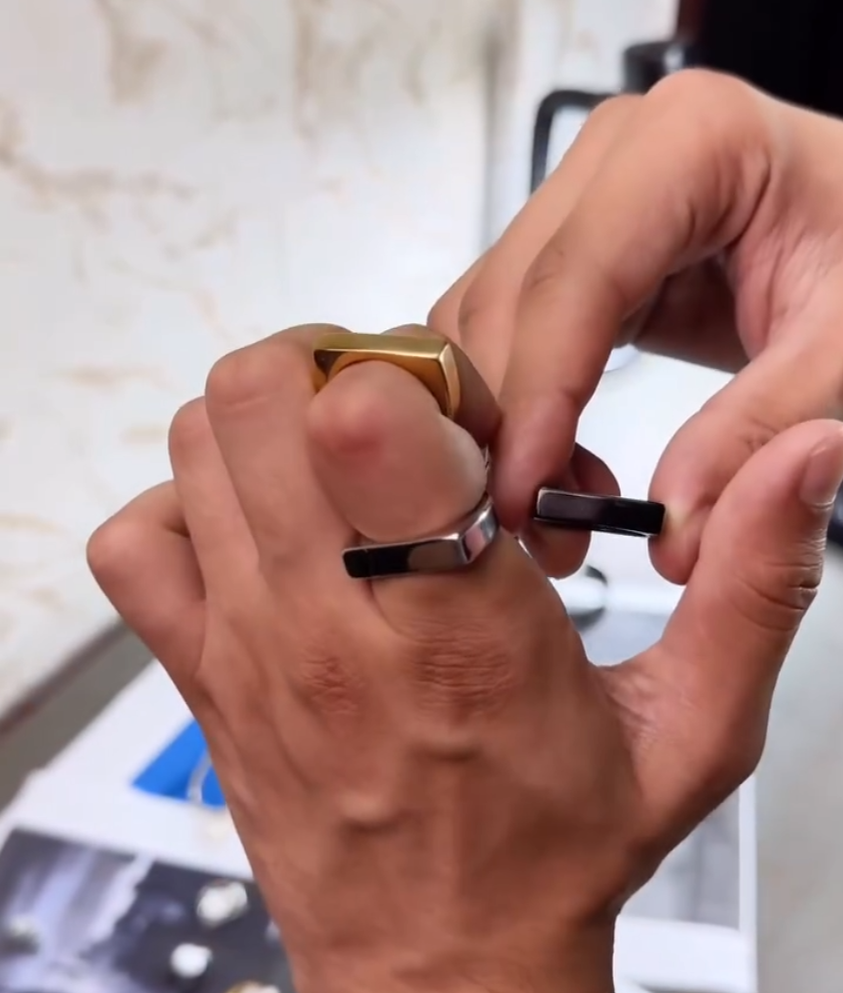 3 in 1 Turkish New style Italian Ring Boys and Men VIP Rings