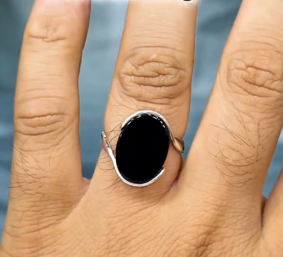 Black Yameni Aqeeq Famous Turkish Ring Most Demanded
