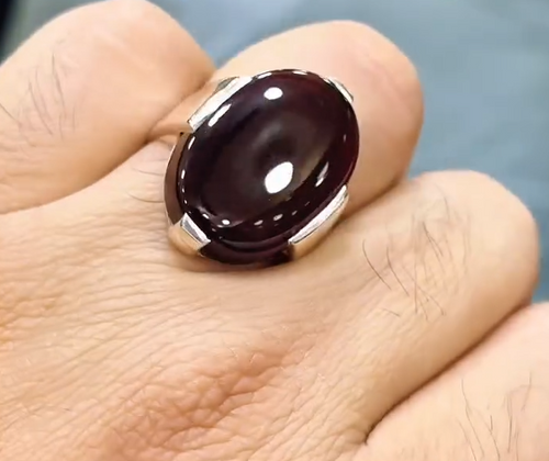 100% Irani Yameni Aqeeq Famous Ring Most Demanded