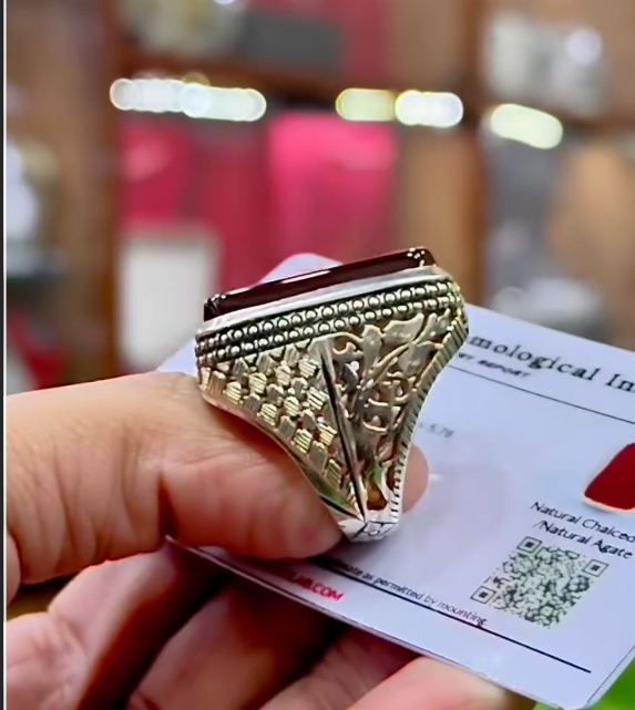 100% Original Yamni Aqeeq VIP Ring Most Demanded