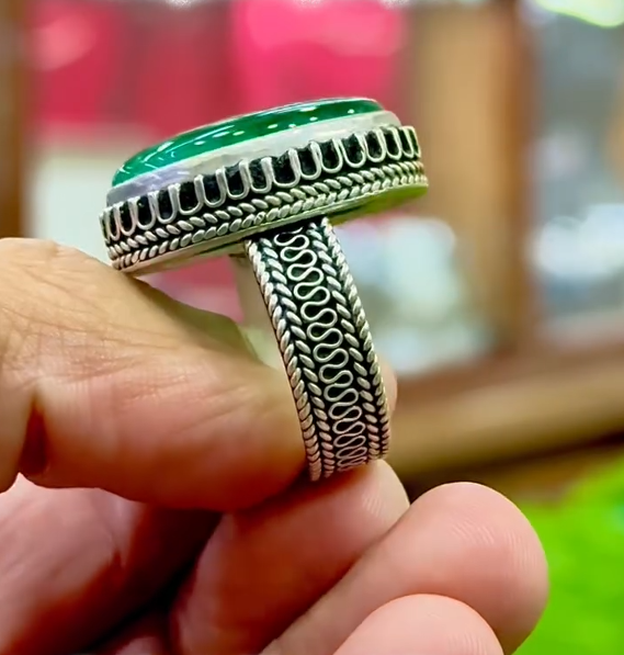 100% Original Nayab Shajri Aqeeq VIP Ring Most Demanded