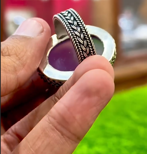 100% Original Antique Aqeeq VIP Ring Most Demanded