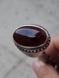 100% Original Antique Aqeeq Brown VIP Ring Most Demanded